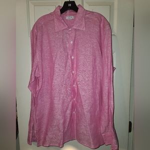 Men 100% Linen Shirt